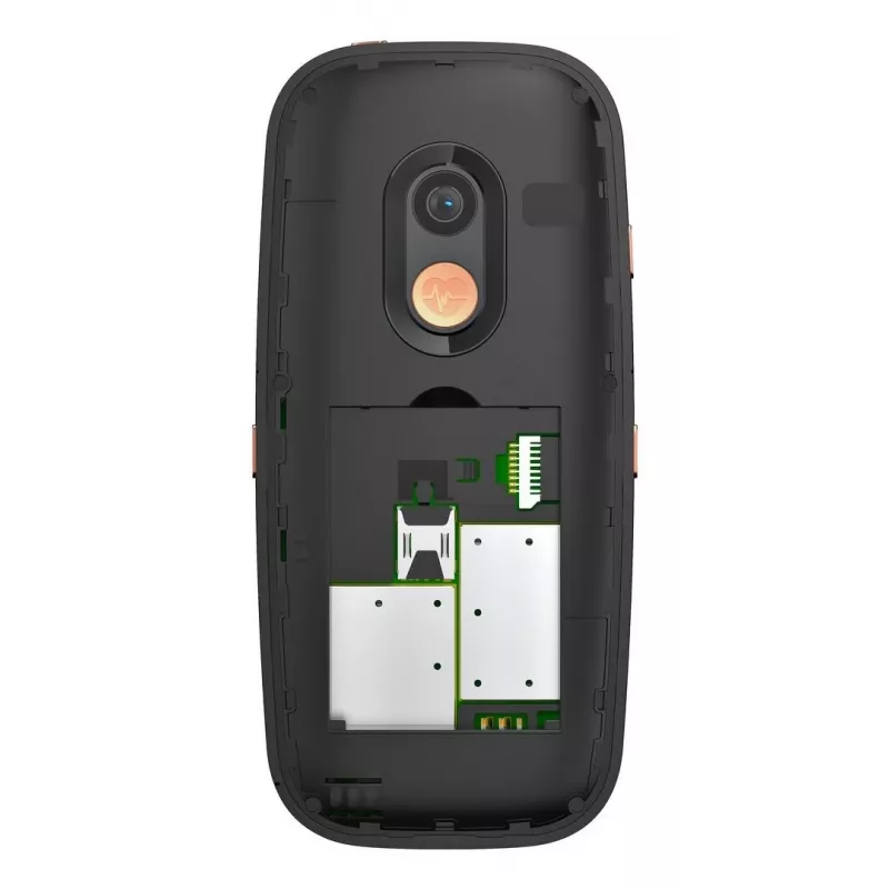 Senior mobile phone Gigaset GL695 — 2.31 inch (5.87 cm) display, 240×320, Single SIM, 4G, 2 MP camera, 1400 mAh, Black