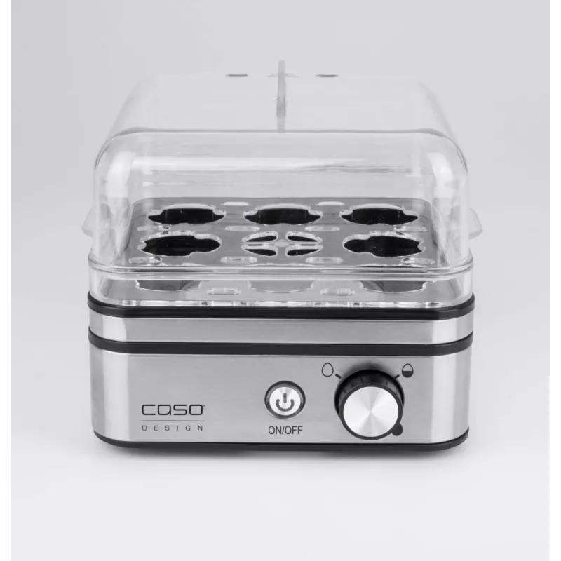Caso | Egg cooker | E9 | Stainless steel | 400 W | Functions 13 cooking levels