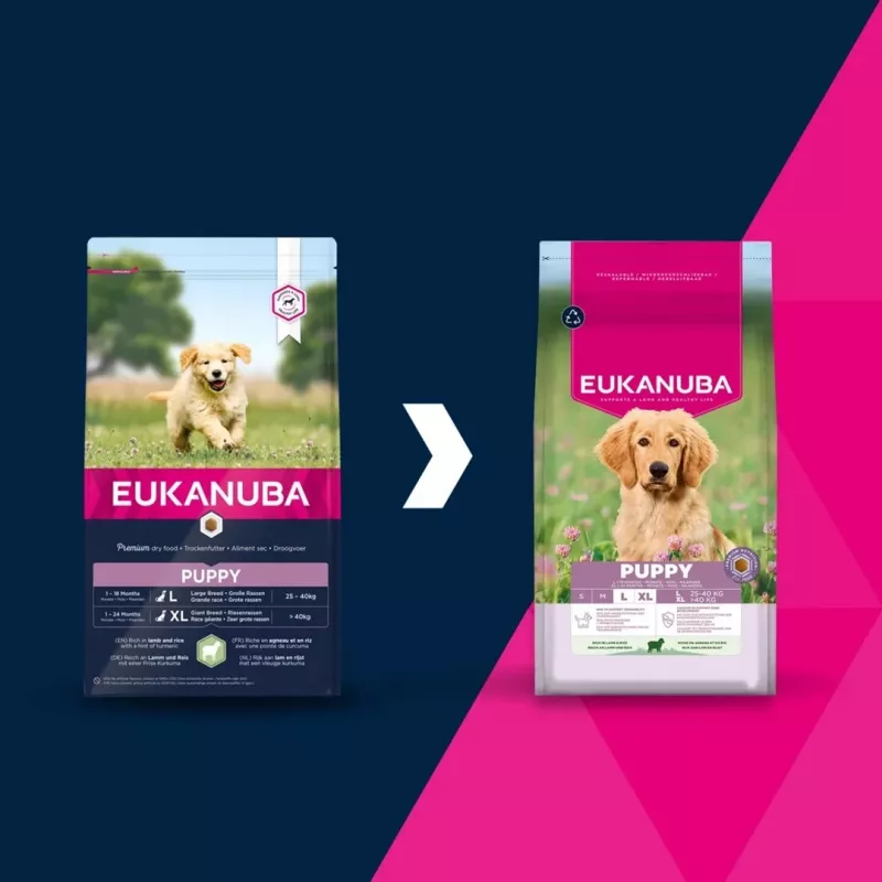 EUKANUBA Puppy L XL Rich in lamb & rice - dry dog food - 12kg