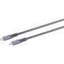 USB Cable S/CONN 13-67010 USB4 Gen 2x2 0.5m Grey