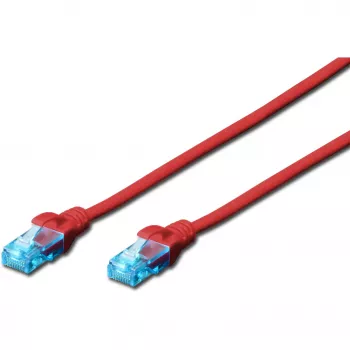 Patch cord Digitus CAT 5e DK-1512-005/R 0.5m Red