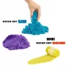 Kinetic sand Wonder Factory Never Dry Sand Bag, Purple Teal