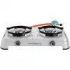 gas stove Camping Cook CV (Grey, two-burner stove)