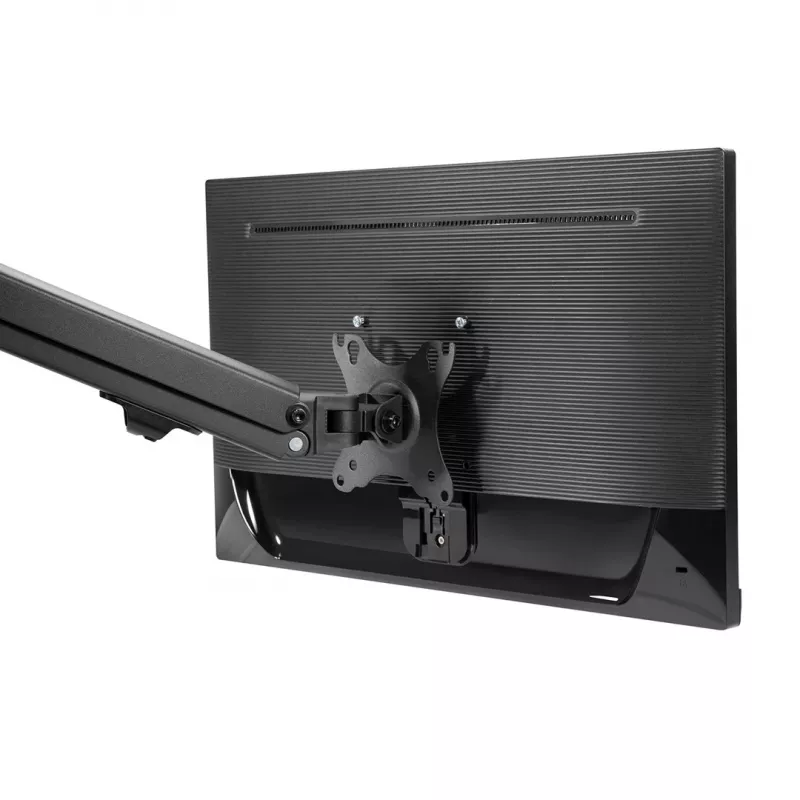 Monitor mount MACLEAN MC-906 for 17 inch–27 inch displays, VESA 75x75–100x100, adjustable height, tilt and rotation, supports up to 7 kg