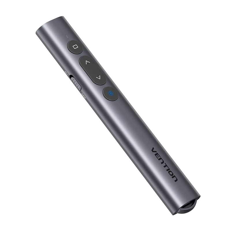 Wireless laser pointer Vention KQIH0 — red laser, maximum range 50 m, USB interface, lightweight PVC body