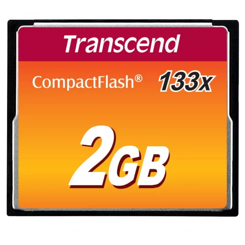 Flash Memory Transcend 2GB CompactFlash 133x TS2GCF133