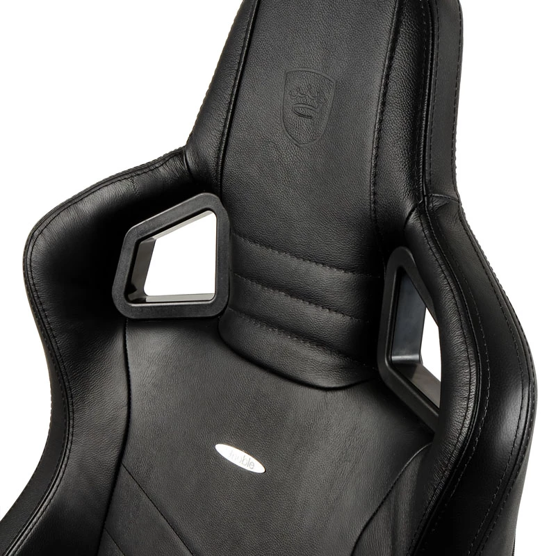 noblechairs EPIC Real Leather Gaming Chair - black