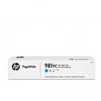 Ink Cartridge HP 981YC Extra High Yield Cyan L0R17YC 16000 pages