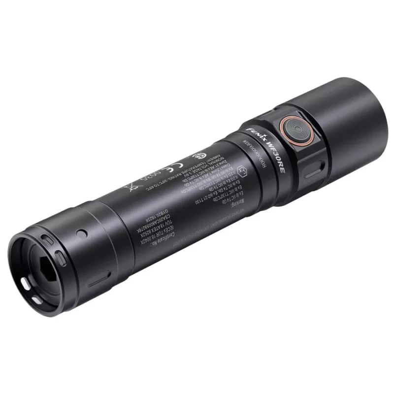 Headband flashlight Fenix WF30RE Black LED IP68 120h battery life