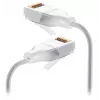 Networking Cable Ubiquiti UACC-Cable-Patch-EL-C6A-0.3M-W RJ-45 Cat6a 0.3m Translucent White