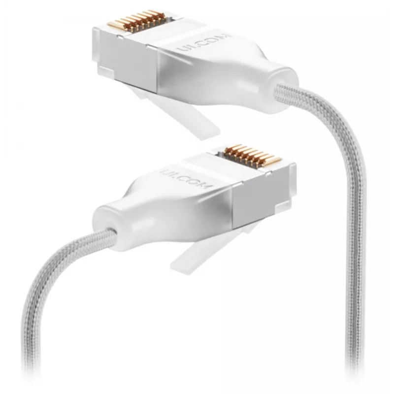 Networking Cable Ubiquiti UACC-Cable-Patch-EL-C6A-0.3M-W RJ-45 Cat6a 0.3m Translucent White