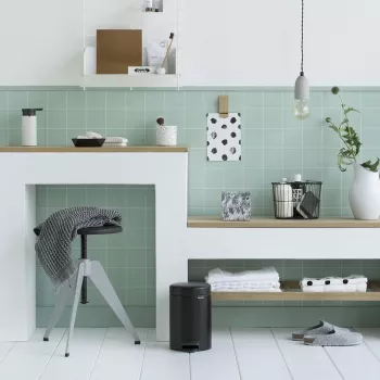 Brabantia Pedal Bin newIcon Round Black (11 33 21)