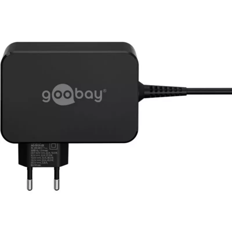 Goobay 65420 Laptop Black AC Fast Charging Indoor (65419)