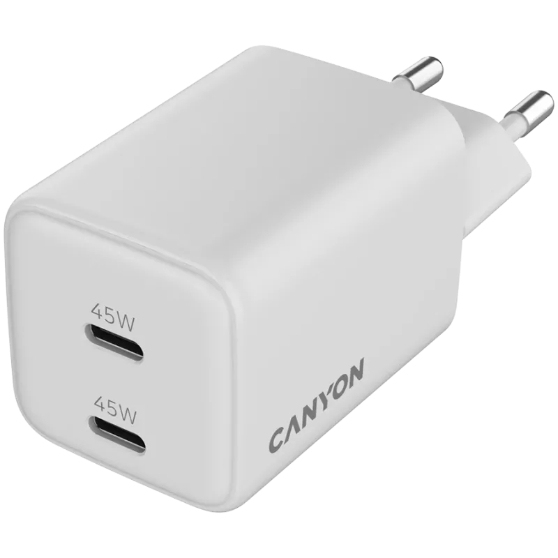 Canyon CU45AC Universal White AC Fast Charging Indoor Charger