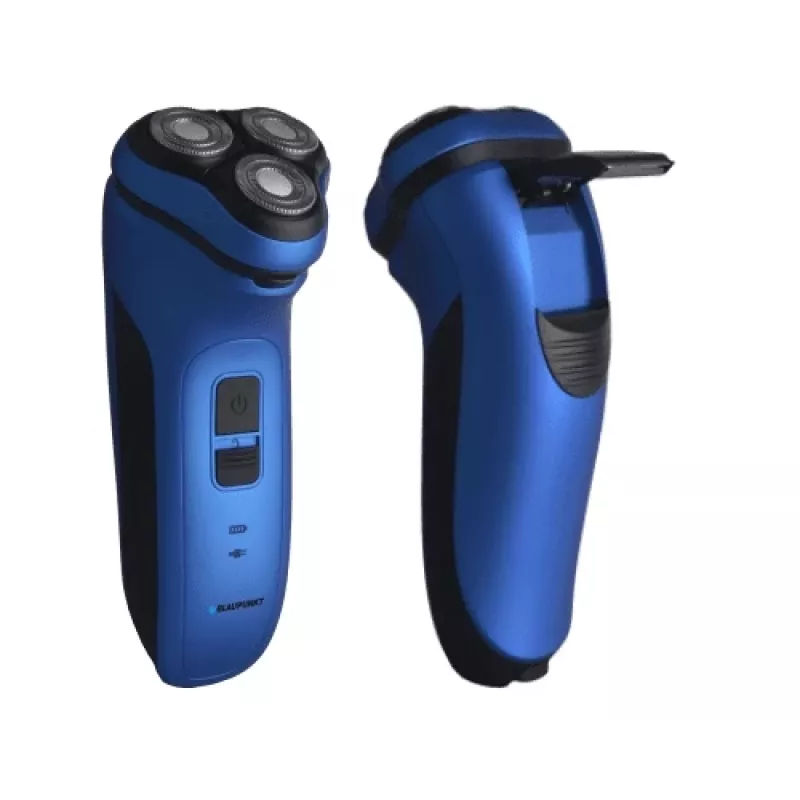 Blaupunkt MSR401 Herrenrasierapparat Rotationstrasierer Trimmer Black - Blue (MSR401)