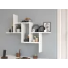 FIESTA hanging shelf 85x15x73.5 cm, white