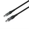 Fixed | Cable USB-C/USB-C with display, PD support, 2m, USB 2.0, 100W | FIXDD-CC2-BK