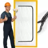 dust barrier door renovation, dust curtain 220X110 door