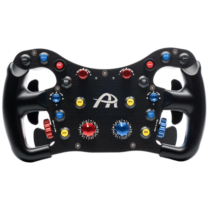 Racing wheel Ascher Racing F64-USB V3 — butterfly-style ergonomic design, USB connection