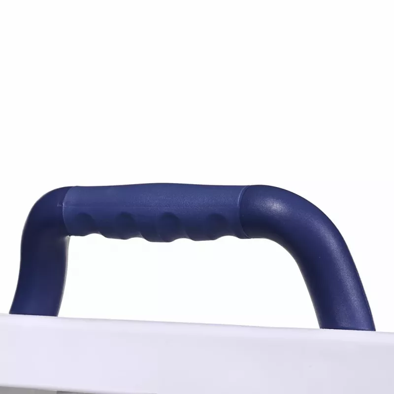 Bath bench ActionMed LW300AM with grab handle — white bathing support for tub, moisture-resistant, hanger hole