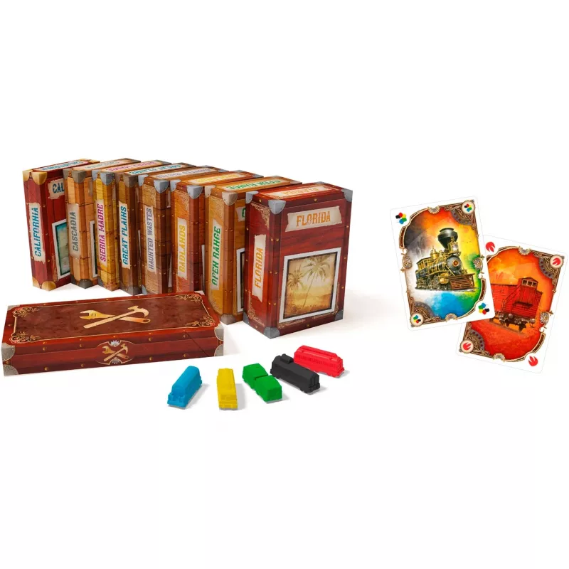 Zug um Zug Legacy: Legenden des Westens, Board Game