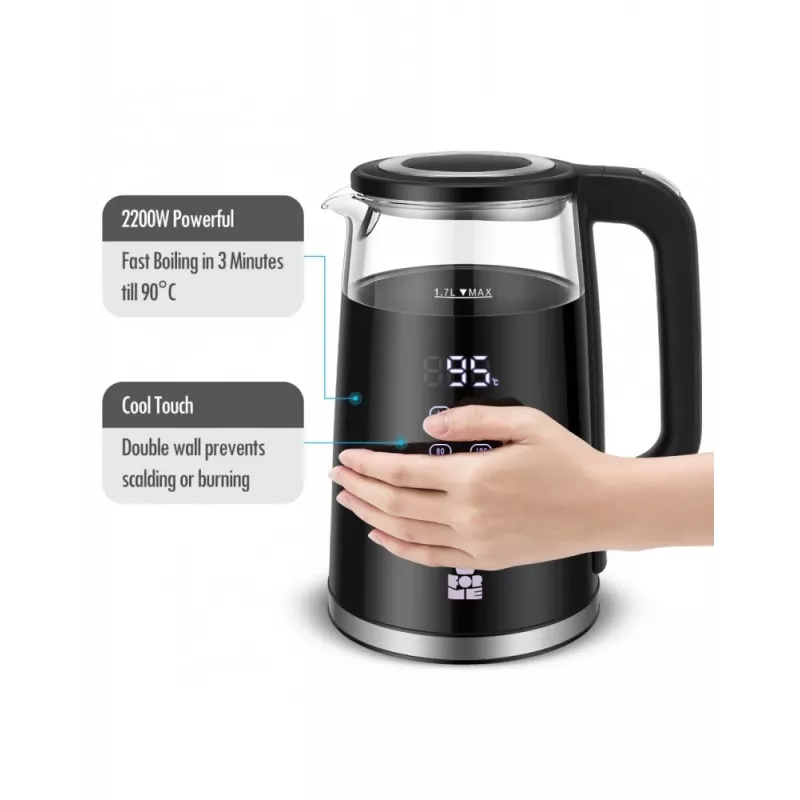 Electric kettle Forme FKG-4017 1.7L 2200W Black