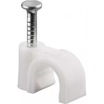 Cable Clamp, White - Max Cable Diameter 6.0mm