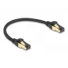 Network Cable DeLOCK RJ45 Cat.6A male to male S/FTP 0.3m Black