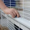 Cage Ferplast Barn 100 for rabbits and guinea pigs, metal/plastic, 960×570×730 mm, taupe/white