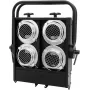 Halogen blinder EUROLITE Audience Blinder 4×PAR-36 black — 4‑lamp stage blinder