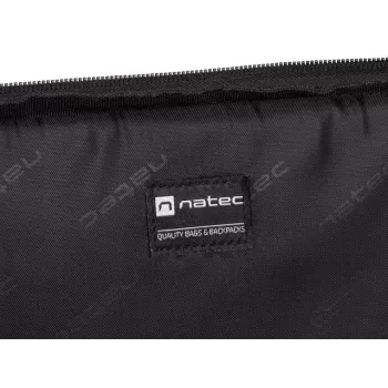 Briefcase NATEC Beira 39.6 cm (15.6 inch) — polyester, 1 main compartment, shoulder strap, black