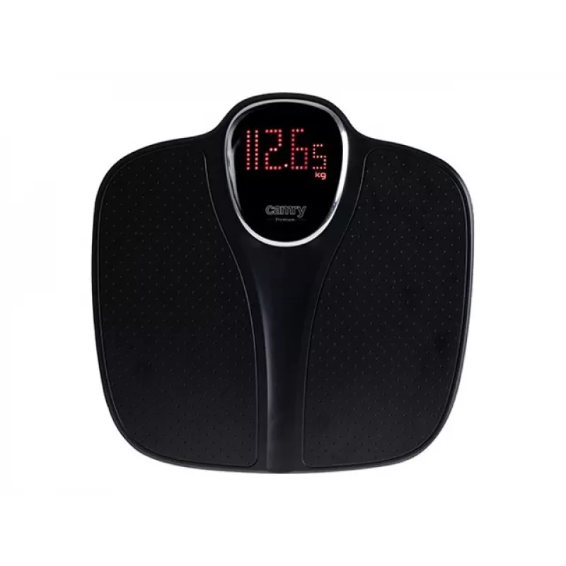 Bathroom scale Camry CR 8171b — maximum weight 180 kg, accuracy 50 g, BMI measurement, black