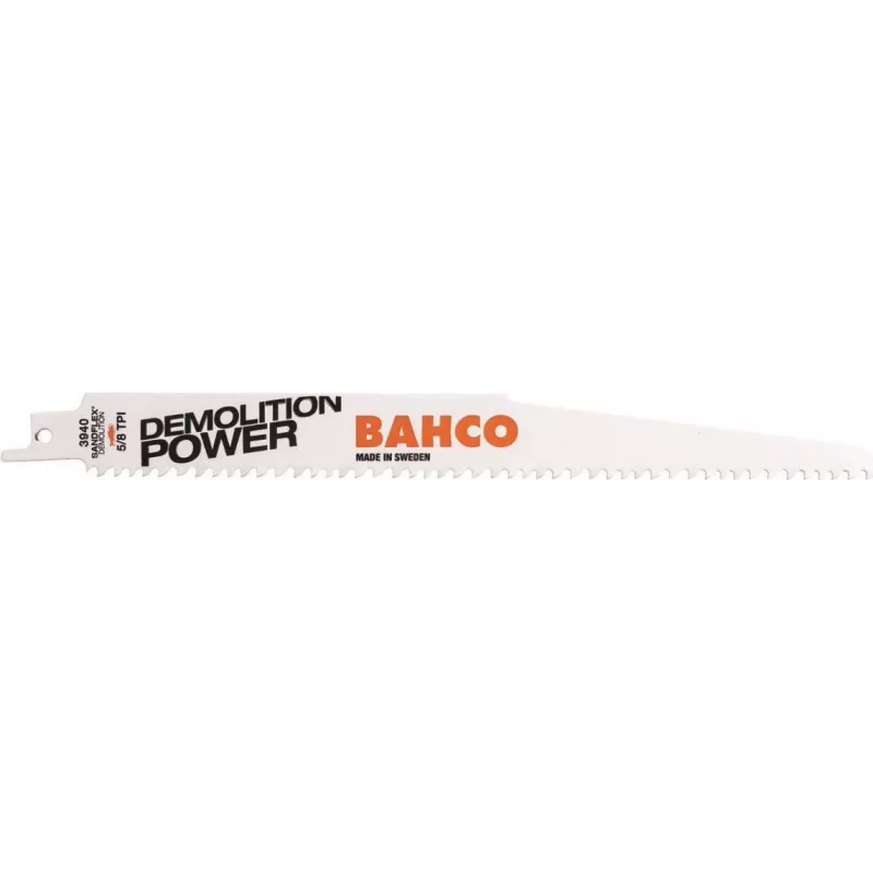 Sabre saw blade Bahco 3940-300-5/8-DSL-5P