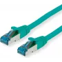 VALUE S/FTP PiMF Patch Cable Cat.6A Kl. EA Green 0.15m - FTP - PIMF (21.99.1982)