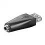 Wentronic Goobay USB 2.0 Hi-Speed Adapter - USB 2.0-Socket (Type A) > jack 3,5 mm-Socket (3-Pin, Stereo) (93982)