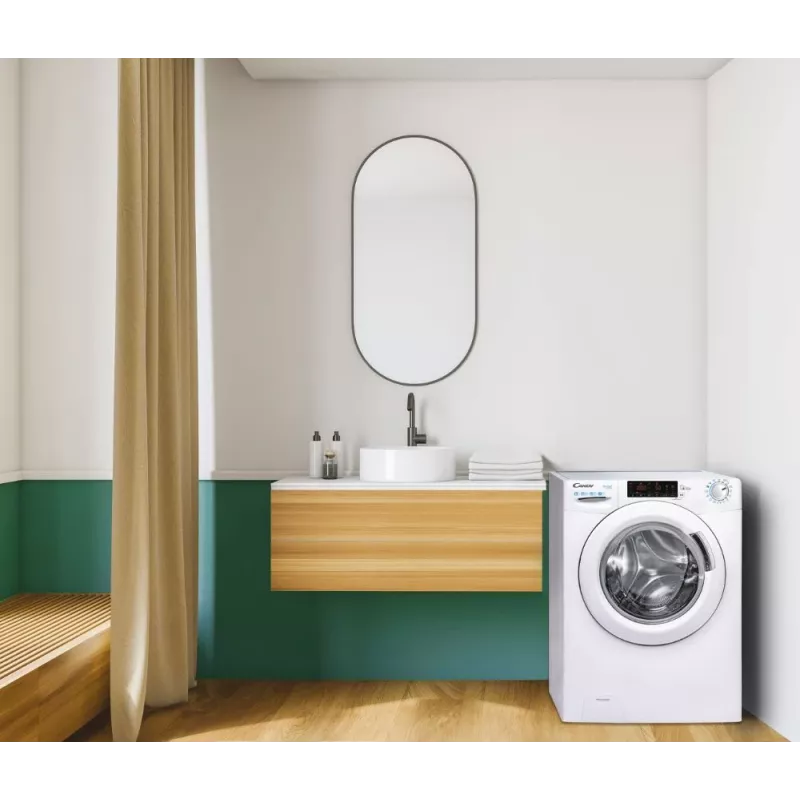CANDY Washing machine CS 128TXME/1-S, Energy class A, 8 kg, 1200 rpm, Inverter
