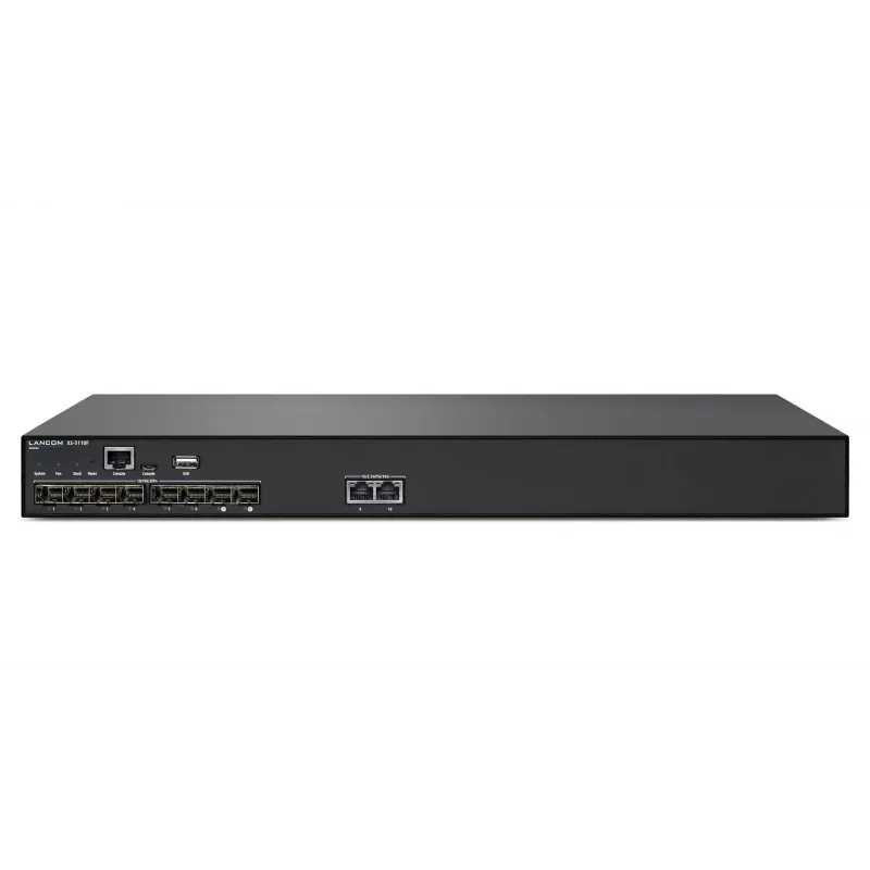 LANCOM XS-5110F Managed L2/L3 10G Ethernet (100/1000/10000) 1U Black