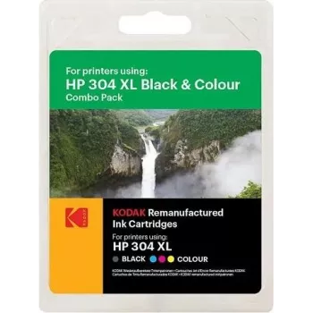 Ink Cartridge Kodak 185H030417 for HP DJ2620 — Color set HP304XL (15 ml & 18 ml)