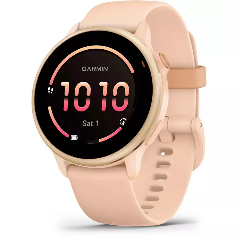 Garmin vívoactive 6 3.05 cm (1.2) AMOLED 42 mm Digital 390 x 390 pixels Touchscreen Pink Wi-Fi GPS (satellite)