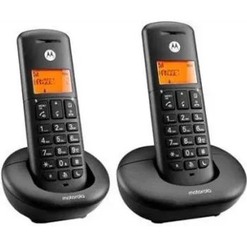 Motorola E202 Duo DECT telephone Black