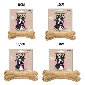 Dog treat bone PAKA ZWIERZAKA M 12 cm, 55 g — tripe additive, grain-free, hypoallergenic