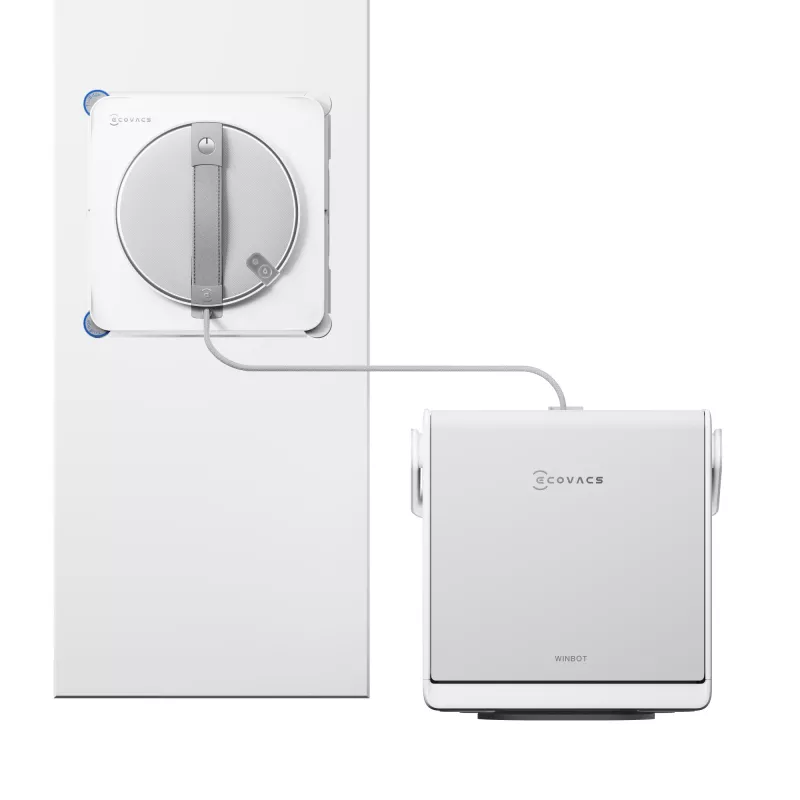 Ecovacs Winbot W2S Omni Window Cleaning Robot white grey WG893-12 WG89312 (WG893-12)
