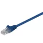 Wentronic Goobay CAT 5e Patch Cable, U/UTP, Blue, 0.5 m - CCA Copper Mix (68335)