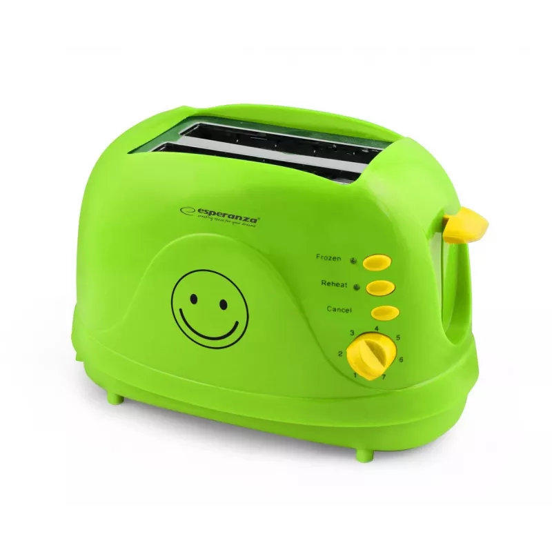 Esperanza EKT003 Smiley toaster 750 W green