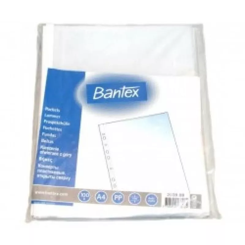 Document sleeves Bantex Maxi 0809-203 A4, 100 µm matt, pack for document protection