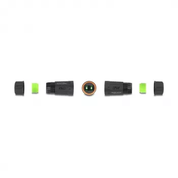 DeLOCK Optical Fiber Cable Connector SC Duplex female to SC Duplex female APC IP68