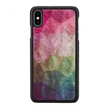 Protective smartphone case iKins for iPhone XS Max — water flower design, black