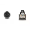 Network Cable DeLOCK M12 Cable A-coded 8 pin male to RJ45 male PUR (TPU) 1 m