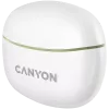 CANYON In-Ear Headphones TWS-5, Green Bluetooth 5.3, touch control, charging input: USB-C