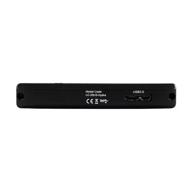 HDD enclosure LC-Power LC-25U3-Hydra Black 2.5 inch